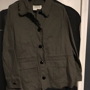 kate spade Jackets & Coats - Kate Spade Ruffle Military Jacket kate spade Jackets & Coats - Kate Spade Ruffle Military Jacket